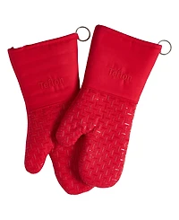 Teflon 3-Piece Apron Set - Teflon Treated 1 Apron, 2 Oven Mitts