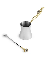 Michael Aram Anemone Large Coffee Pot with Spoon