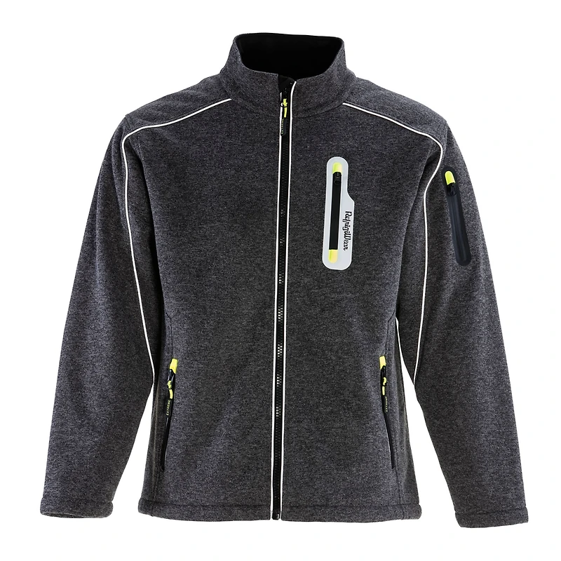 RefrigiWear Men's Extreme Sweater Jacket - 10°F Comfort, Insulated, Windproof, Water-Repellent, Durable Workwear for Cold Weather