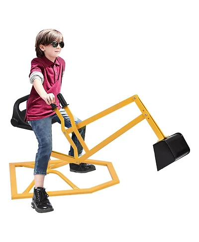 Heavy Duty Kid Ride-on Sand Digger Digging Scooper Excavator for Sand Toy