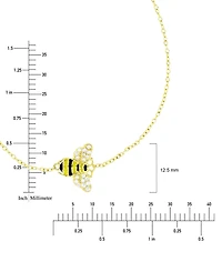 Cubic Zirconia & Enamel Bee Bolo Bracelet