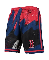 Men's Mitchell & Ness Red Boston Sox Hyper Hoops Shorts