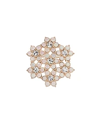 2028 Crystal Flower Brooch