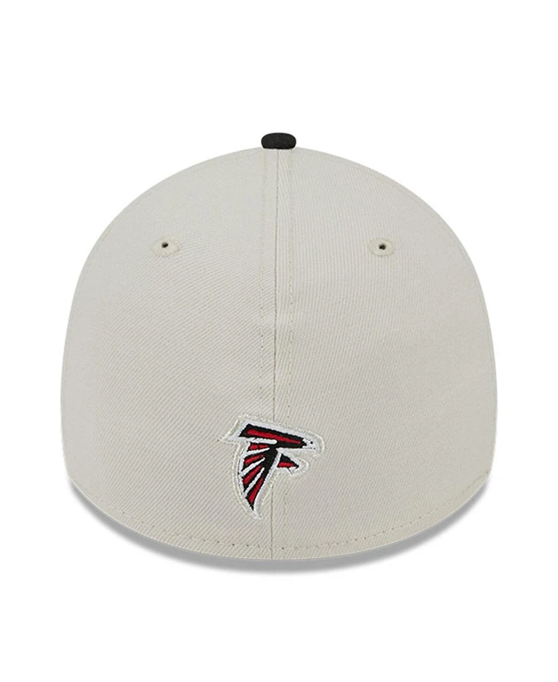 Men's New Era Stone, Black Atlanta Falcons 2023 Nfl Draft 39THIRTY Flex Hat