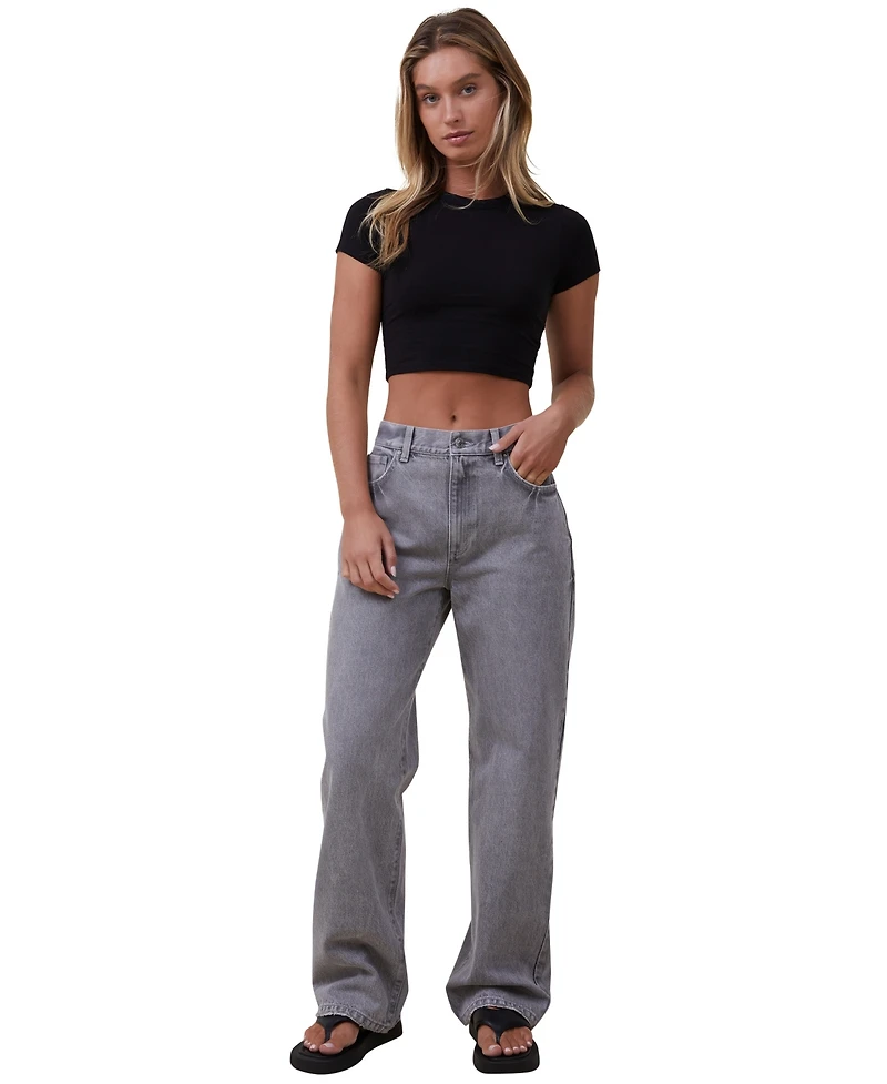 Cotton On Women's Loose Straight Jeans