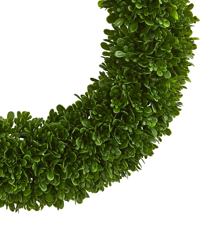 Nearly Natural 19.5" Tea Leaf Wreath