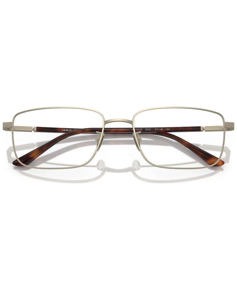 Giorgio Armani Men's Rectangle Eyeglasses, AR5133 55