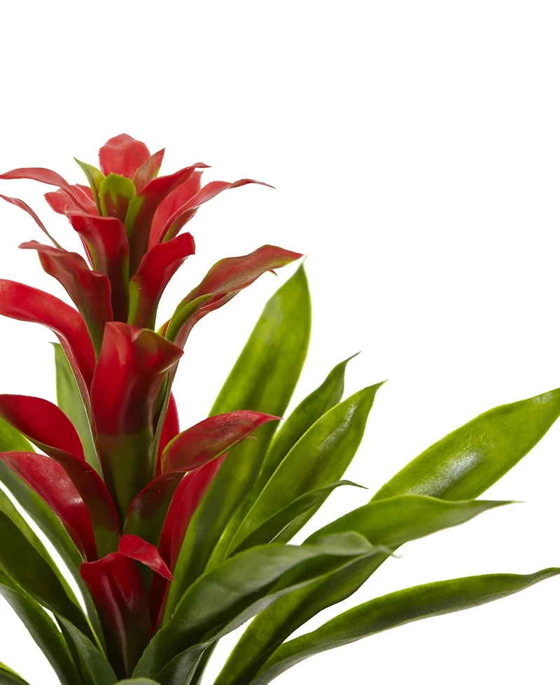 Nearly Natural 15-In. Bromeliad Artificial Flower, Set of 4