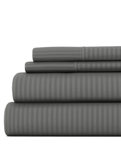 ienjoy Home Expressed Embossed Striped 3-Pc. Sheet Set, Twin