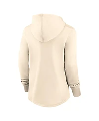 Women's Nike Cream Los Angeles Angels City Connect Pregame Performance Pullover Hoodie