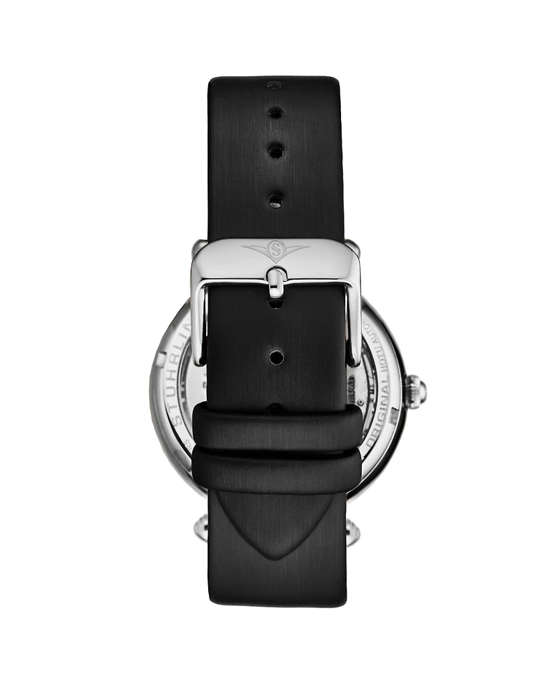 Stuhrling Women's Legacy Leather , Silver-Tone Dial