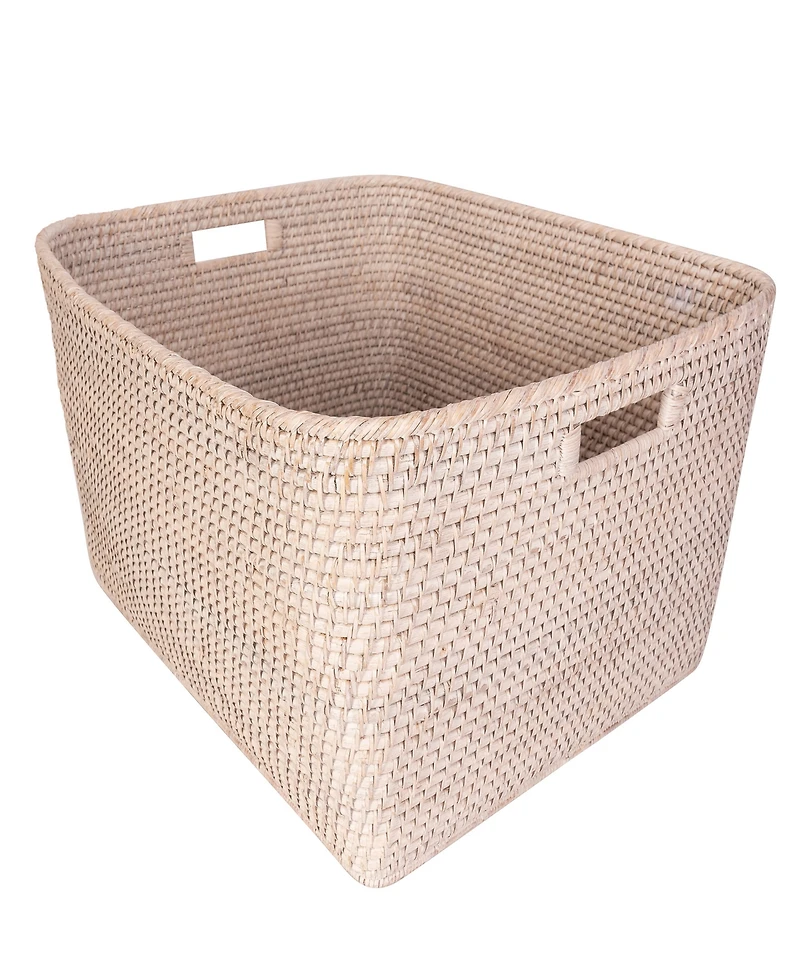 Saboga Home Family Basket with Cutout Handle