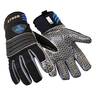 RefrigiWear Men's Insulated ArcticFit Max Gloves with Polar Fleece Liner Impact Protection and Silicone Grip