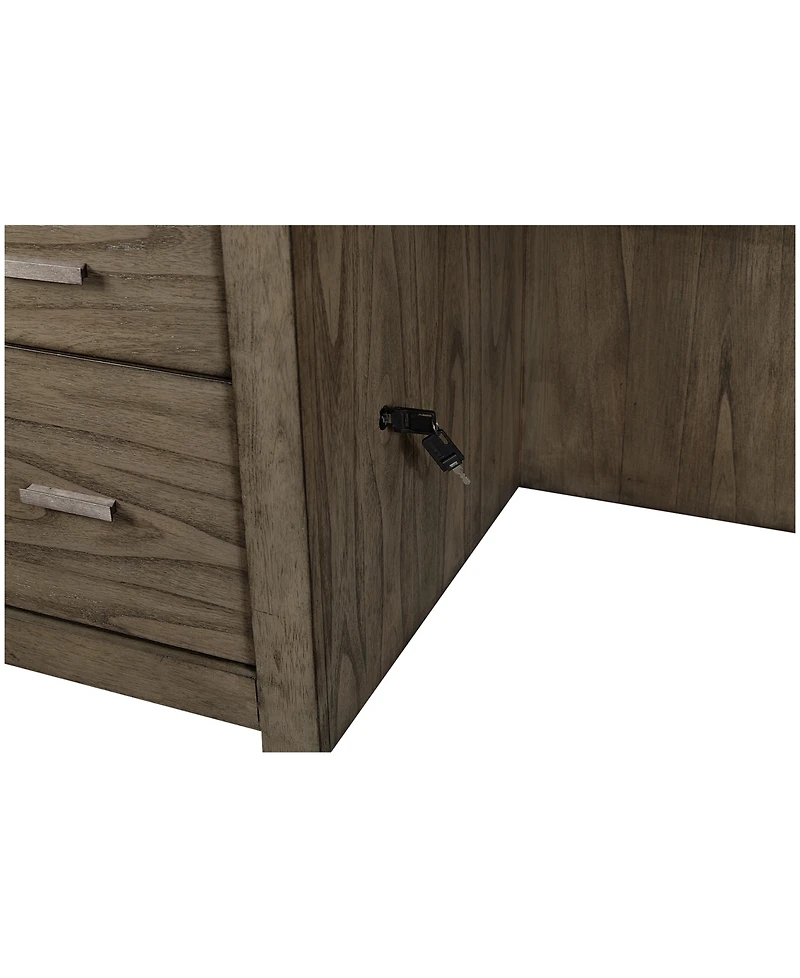 Closeout! Modern Loft 2PC Credenza Set (Credenza and Hutch)