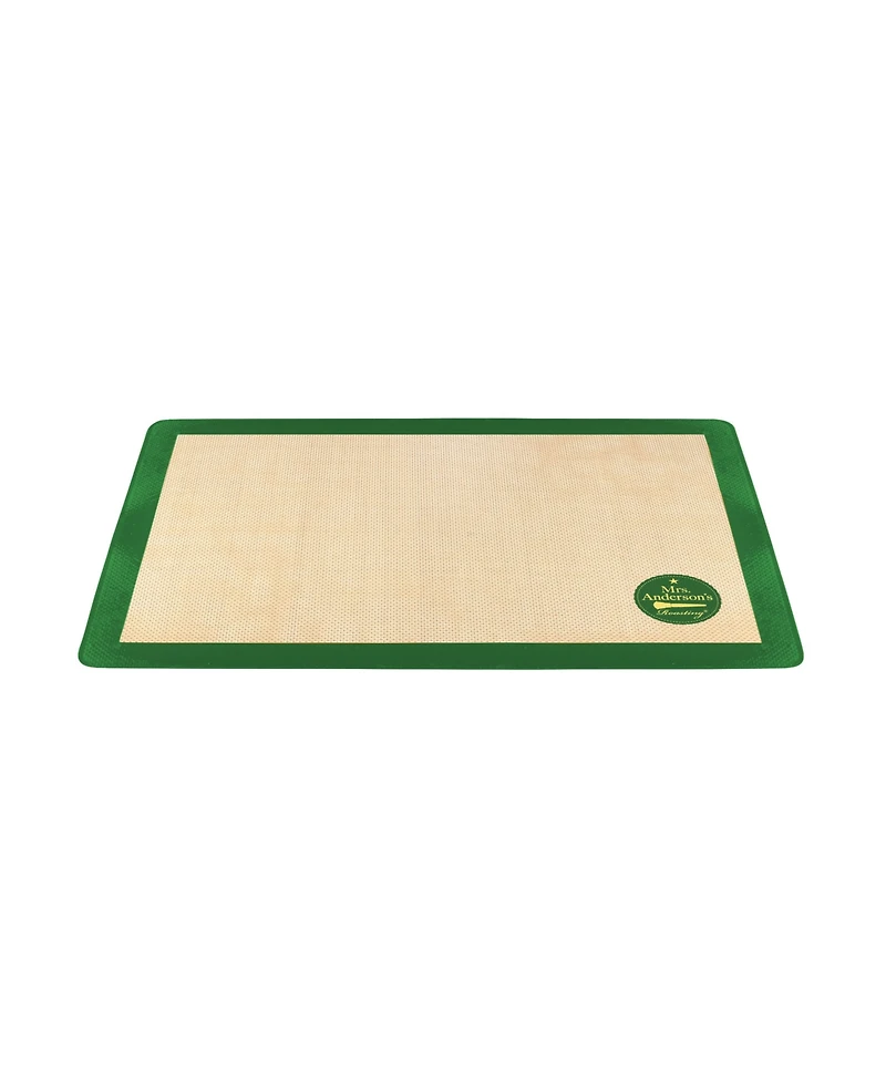 Mrs. Anderson's Baking Set of 2 Non-Stick Silicone Sweet and Savory Baking Mats, 11.625" x 16.5"