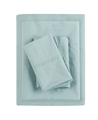 Madison Park Peached Cotton Percale 3-Pc. Sheet Set, Twin