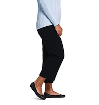 Lands' End Women's Plus Starfish Mid Rise Pull On Crop Pants