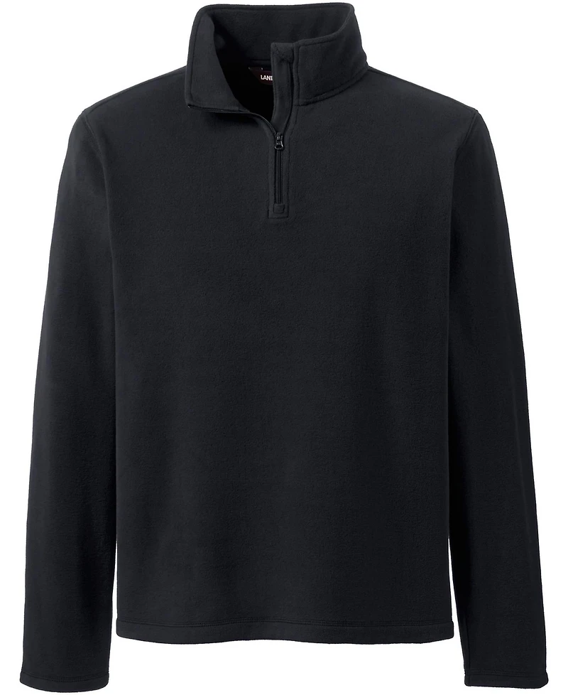 Lands' End Men's Lightweight Fleece Quarter Zip Pullover