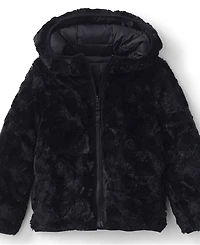 Lands' End Kids Girl's Reversible Insulated Fleece Jacket
