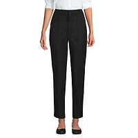 Lands' End Petite High Rise Bi Stretch Pintuck Pencil Ankle Pants