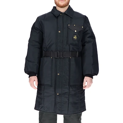 RefrigiWear Men's Iron-Tuff Inspector Jacket - Knee-Length, Insulated Workwear Coat, Water-Repellent, Wind-Tight, -50°F Comfort Rating