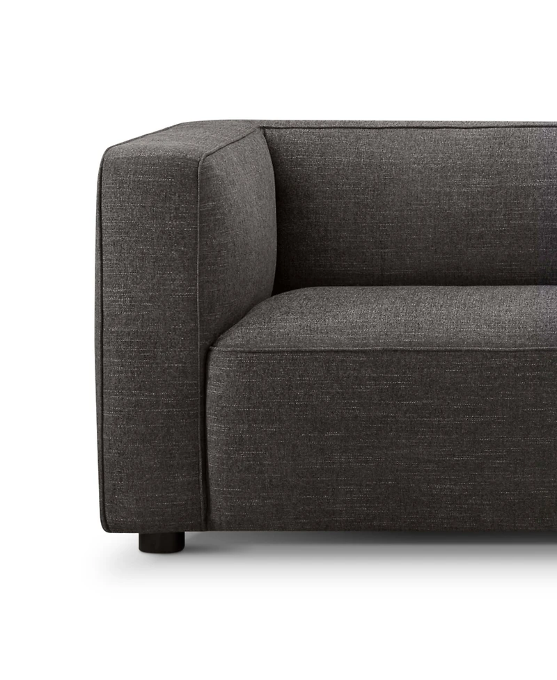 Kyle 3 Piece Stain-Resistant Fabric Sectional