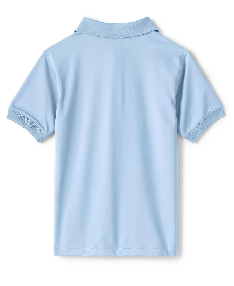 Lands' End Girls Short Sleeve Rapid Dry Polo Shirt