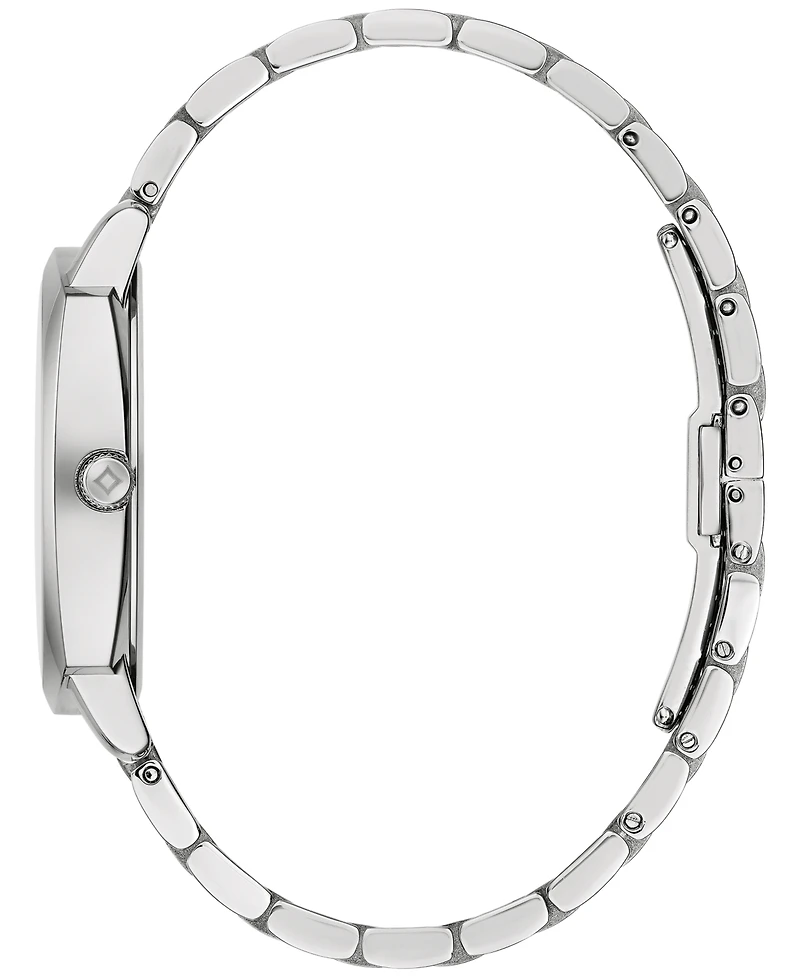 Bulova Men's Frank Lloyd Wright Hollyhock House Stainless Steel Bracelet Watch 39mm