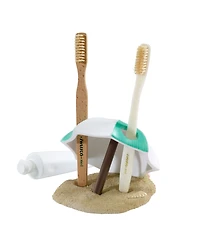 Avanti Beach Mode Flip-Flop Motif Resin Toothbrush Holder