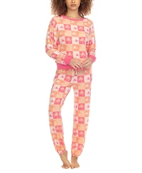 Honeydew Women's Printed Brushed Jersey Lounge Set