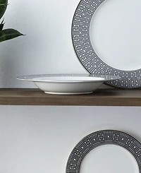 Noritake Infinity Graphite 4 Piece Soup Bowl Set 12 oz, Service for 4