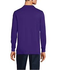 Lands' End Men's Long Sleeve Interlock Polo Shirt
