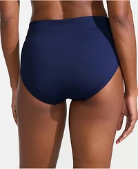 Lands' End Women's Tummy Control High Waisted Bikini Swim Bottoms