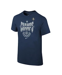 Big Boys and Girls Nike Navy UConn Huskies 2023 Ncaa Men's Basketball National Champions Locker Room T-shirt