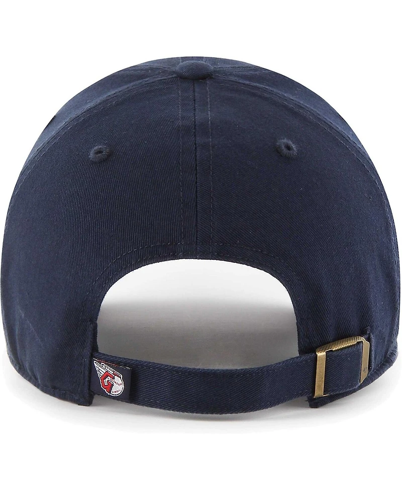 Big Boys and Girls '47 Brand Navy Cleveland Guardians Clean Up Adjustable Hat