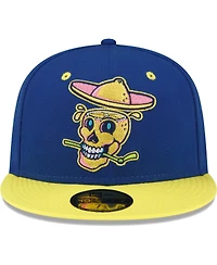 Men's New Era Blue Lynchburg Hillcats Copa De La Diversion 59FIFTY Fitted Hat