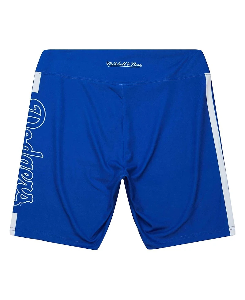 Women's Mitchell & Ness Royal Los Angeles Dodgers Biker Shorts