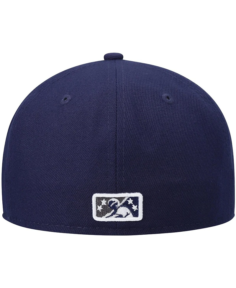 Men's New Era Navy Stockton Ports Authentic Collection Team Alternate 59FIFTY Fitted Hat