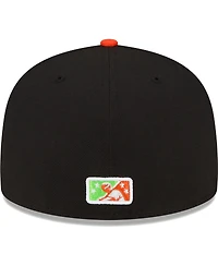 Men's New Era Black Eugene Emeralds Copa De La Diversion 59FIFTY Fitted Hat