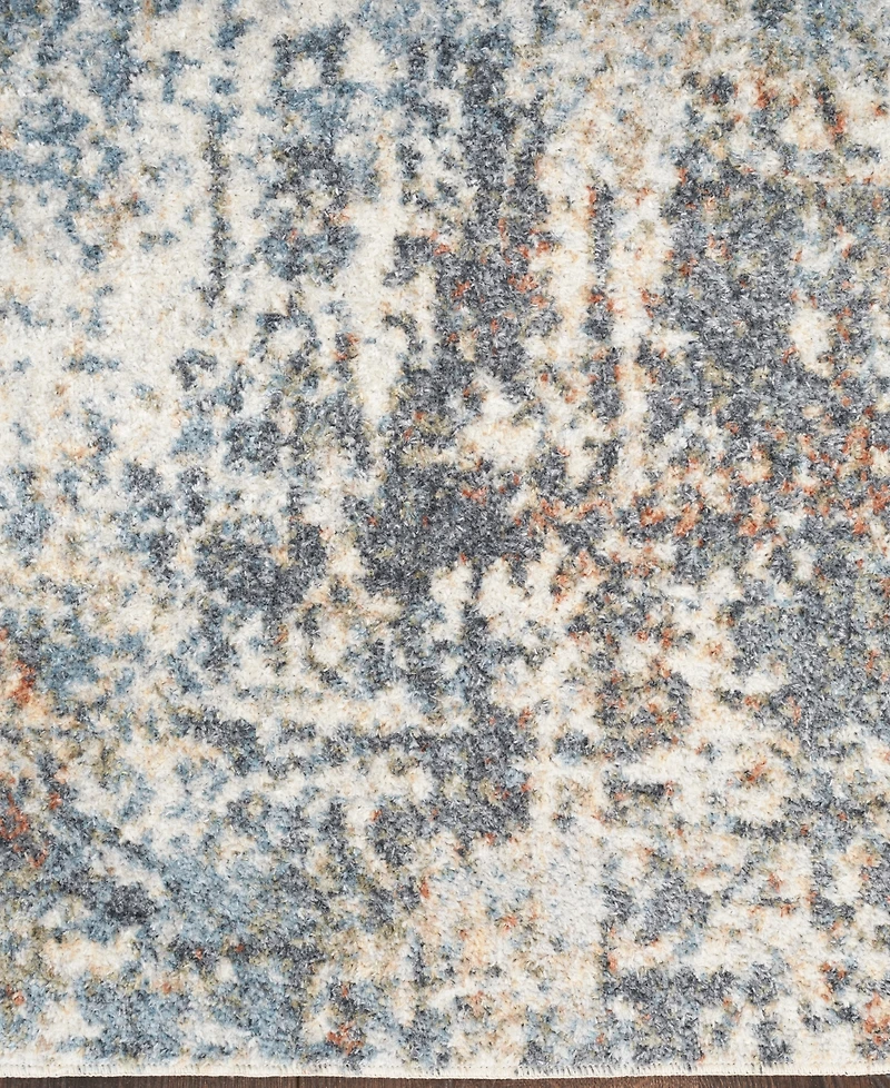 Nourison Home Astra Machine Washable ASW07 2'2" x 12' Runner Area Rug