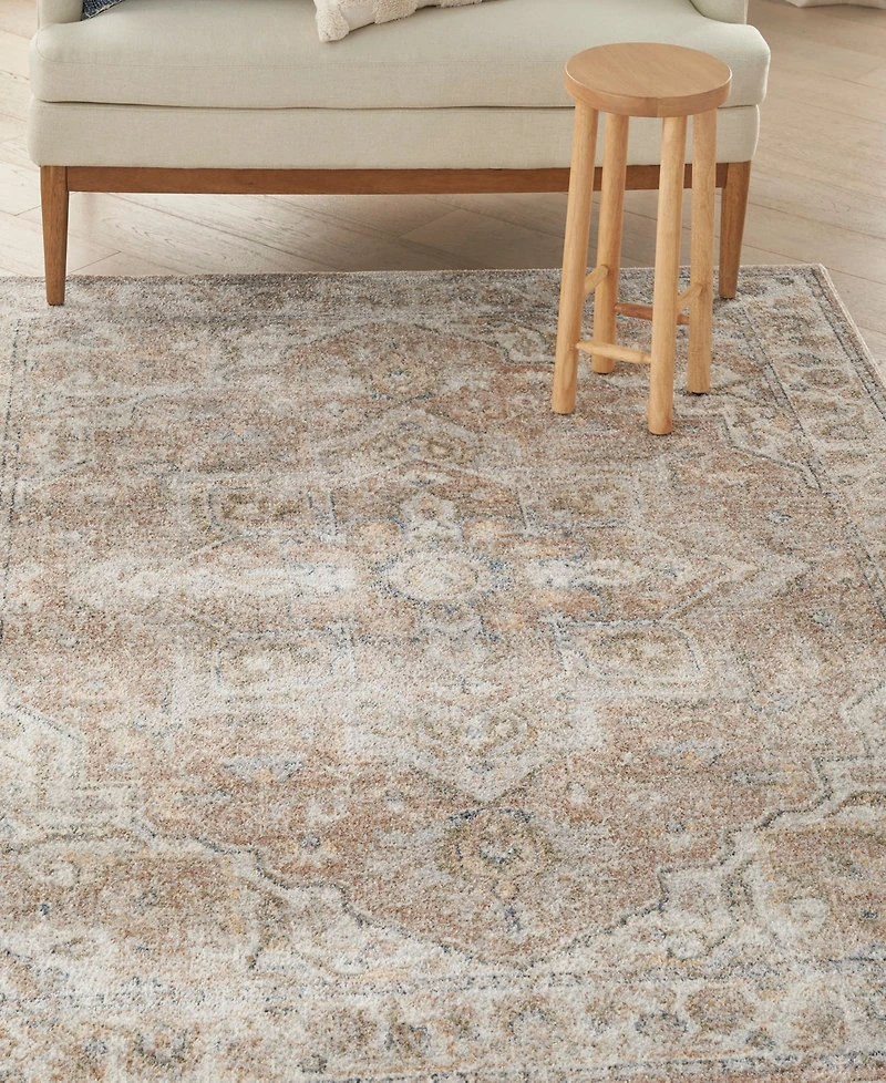Nourison Home Astra Machine Washable ASW12 5'3" x 7' Area Rug