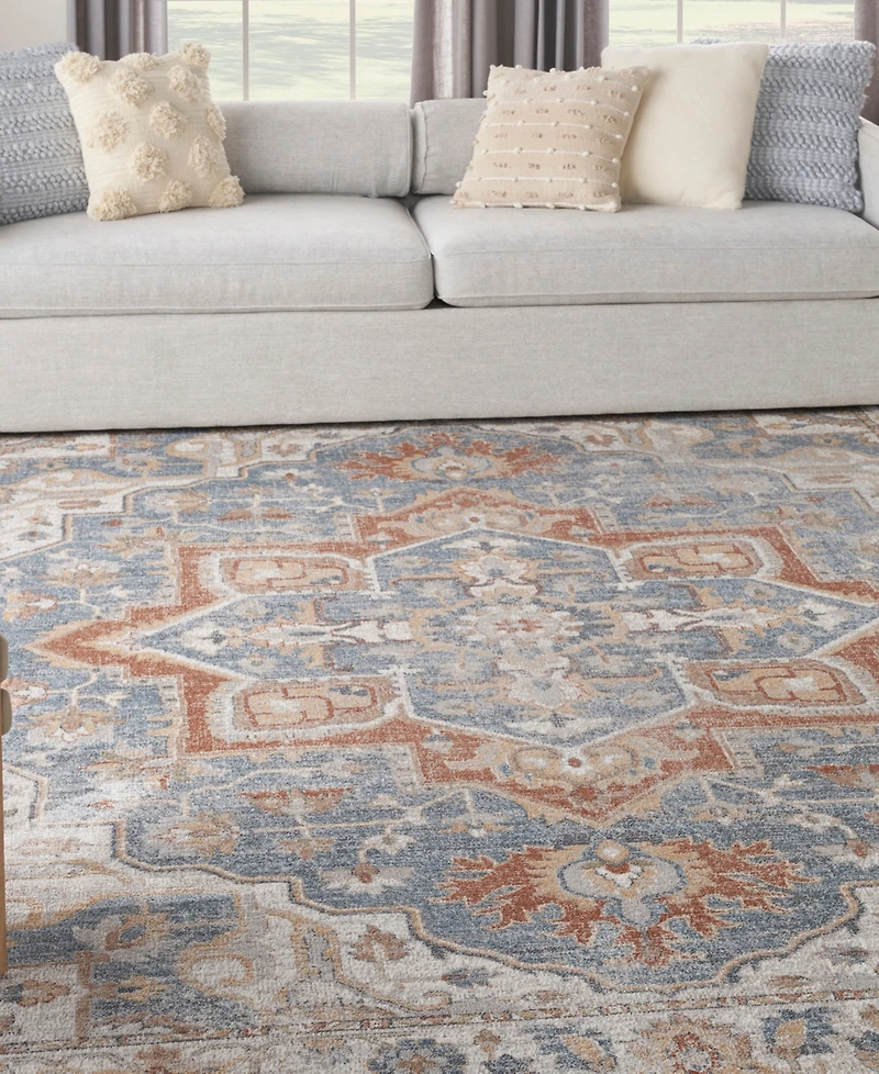 Nourison Home Astra Machine Washable ASW12 7'10" x 10' Area Rug