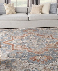 Nourison Home Astra Machine Washable ASW12 7'10" x 10' Area Rug