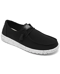 Hey Dude Women's Wendy Slub Canvas Casual Moccasin Sneakers from Finish Line