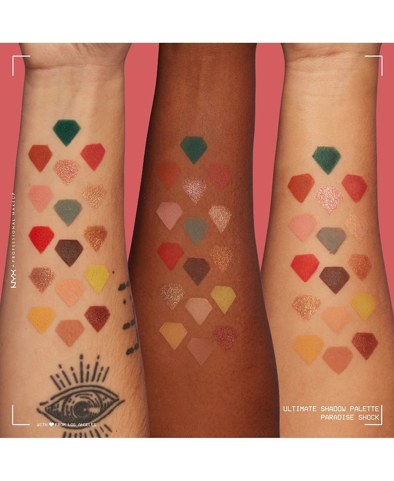 Nyx Professional Makeup Ultimate Shadow Palette - Paradise Shock