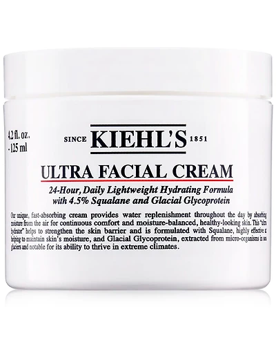 Kiehl's Since 1851 Ultra Facial Cream with Squalane, 4.2 oz.
