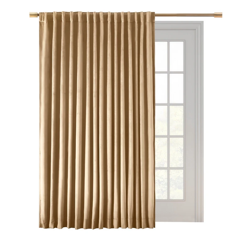 Ricardo Premium Velvet Rod Pocket With Back Tabs Patio Panel 100"W x 84"L