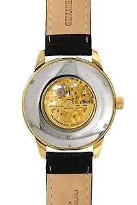 Porsamo Bleu Men's Cassius Automatic Genuine Leather Band Watch 801BCAL