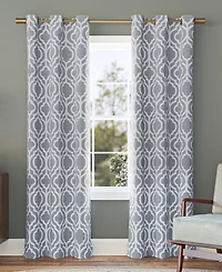 Eldon Trellis Print Blackout Grommet Curtain Panel