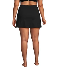 Lands' End Women's Plus Tummy Control Swim Skirt Bottoms